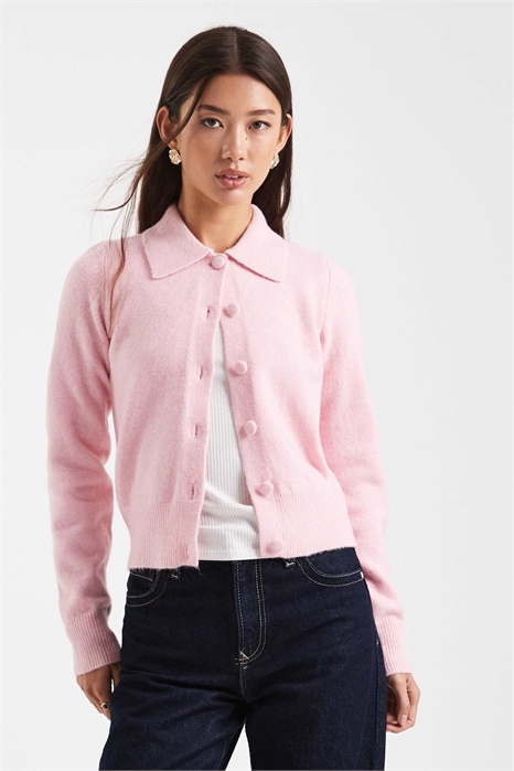 Кардиган с воротником артикул 151341212