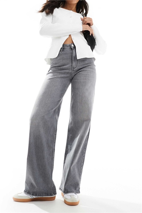 Джинсы Madison с высокой талией и широкими брючинами артикул 135435567