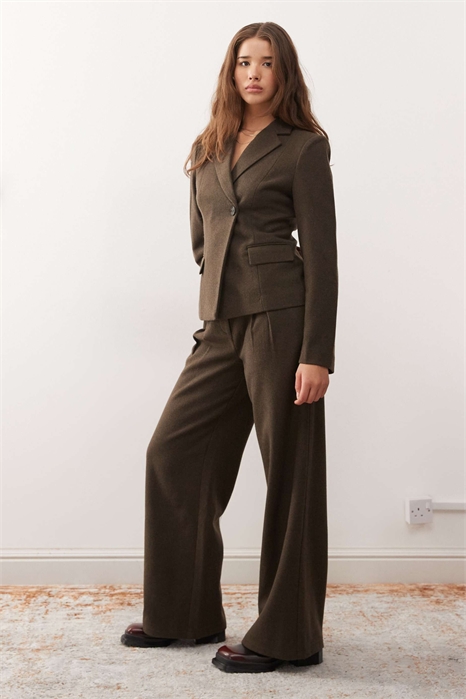 Широкие брюки с индивидуальным кроем co-ord артикул 148808177