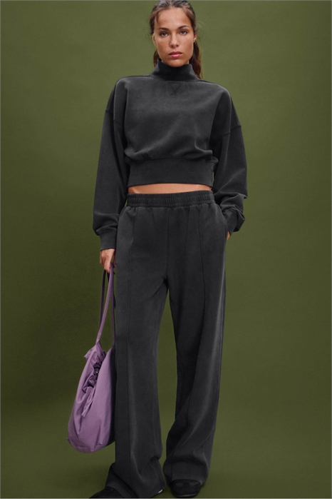 Свитшот с высоким воротником Interlock артикул 152361819