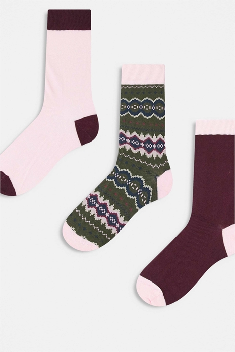 Подарочный набор носков «Хелен» в стиле «Фэр-Айл» артикул 150037729