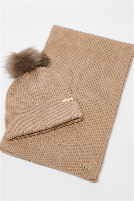 Подарочный набор из шапки и шарфа Mallory артикул 136740875