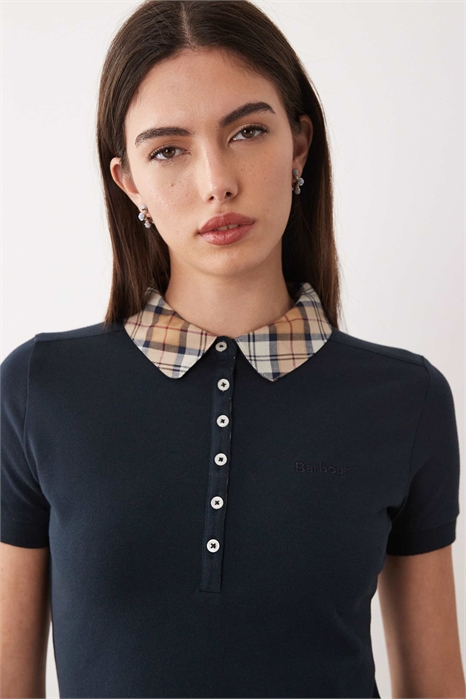 Полурубашка Malvern приталенного кроя с воротником в клетку артикул 154715313