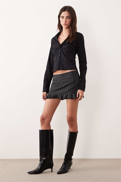 Мини-юбка Kalika с воланами и полоской в тон, скроенная на заказ артикул 154275805