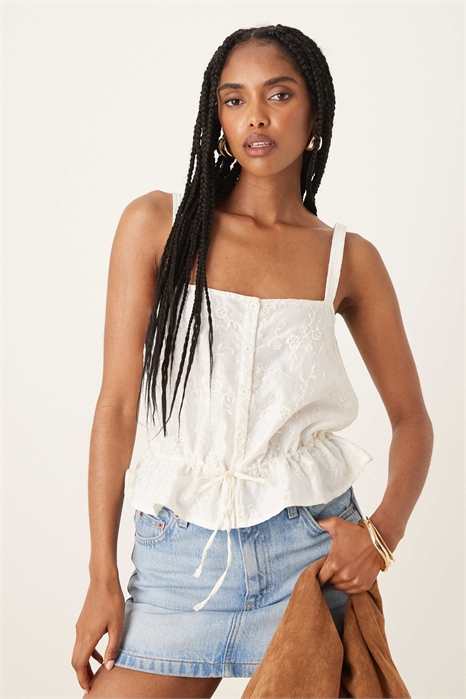 Топ-ками с цветочным принтом и флокированной отделкой Zaraku артикул 146143360