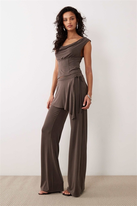 Брюки-юбка Amata: деталь брюк из купро co-ord артикул 155589531