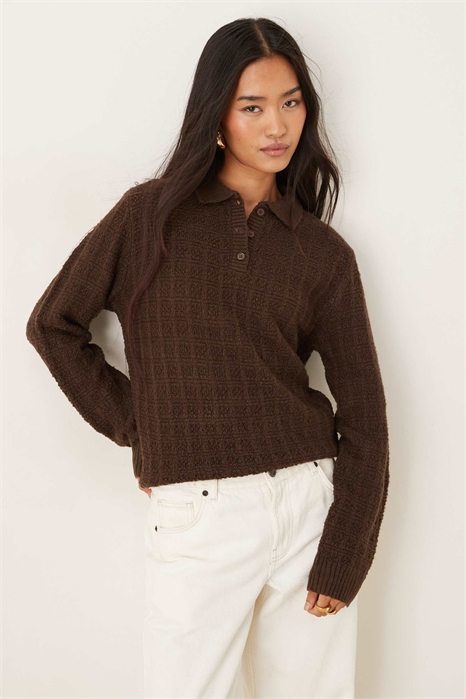 Свитер с воротником Dalina артикул 150703647