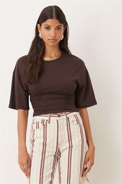 Топ с рюшами Soft Touch артикул 150563280