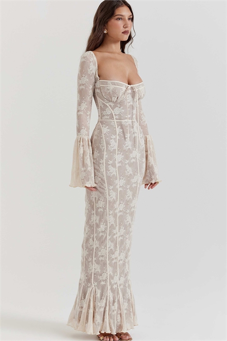 Макси-платье из кружева «Делайла» артикул 149634820