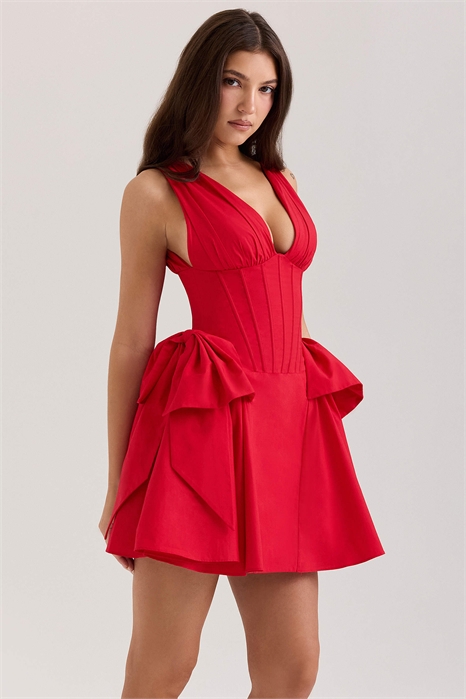 Мини-платье с бантиком «Амалия» артикул 148225499