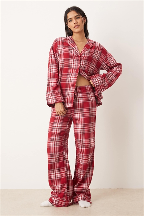 Комбинируйте фланелевые пижамные брюки артикул 152935085