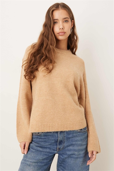 Свитер из шерсти альпаки с круглым вырезом артикул 151782780