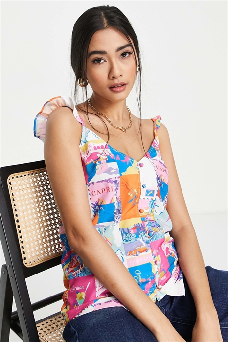 Топ-ками в стиле открытки co-ord артикул 113155920