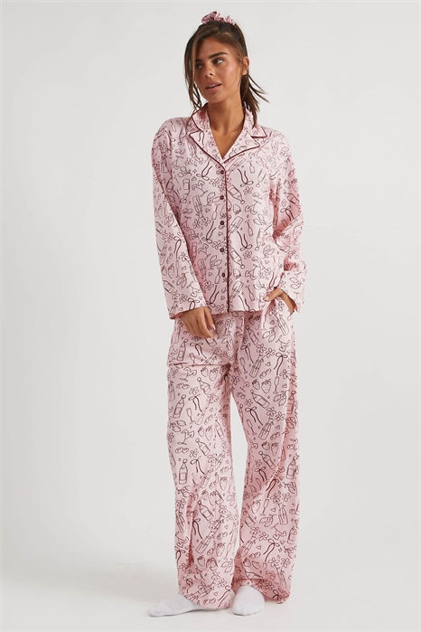 Комплект пижамы для девочек артикул 155365101