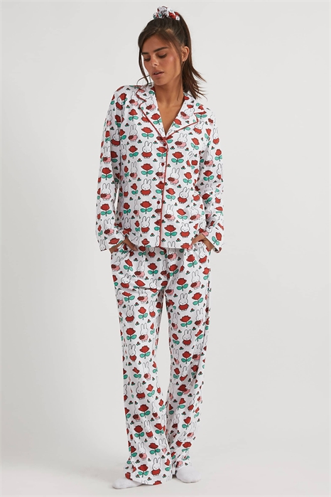 Пижамный комплект Miffy с розами артикул 155365125