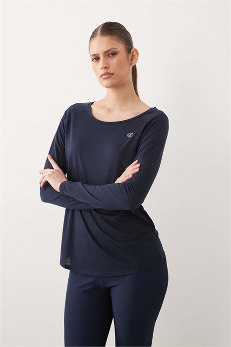 Легкая быстросохнущая футболка с длинным рукавом «Serenity» артикул 155451518