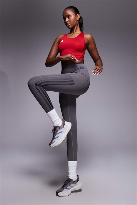 Леггинсы adidas Training Optime 3 Stripe 7/8 артикул 150043862