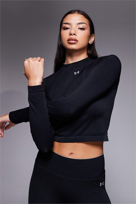 Кроп-топ с длинными рукавами и незаметными швами от Vanish артикул 153647247