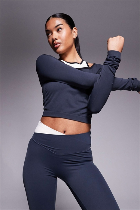 Укороченный топ Sutton LS артикул 152634373