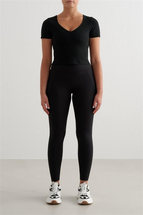 Черные колготки с кармашками артикул 151841735