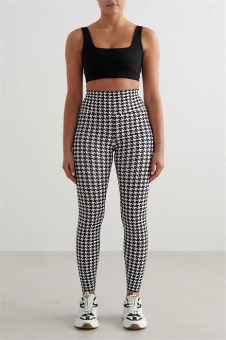 Колготки с узором «пепита» артикул 151841733