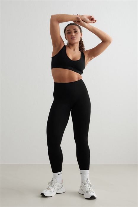 Черные бесшовные колготки артикул 142298021