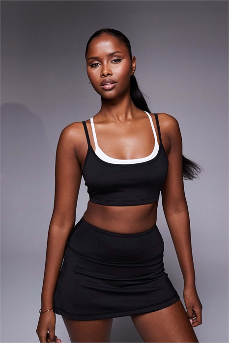 Спортивный бюстгальтер для тенниса с двойным слоем и легкой поддержкой артикул 153574448