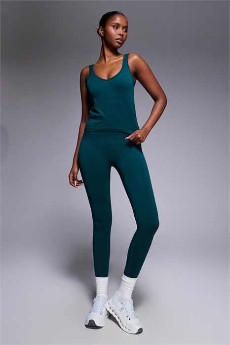 Леггинсы для занятий спортом без швов с высокой талией артикул 154332924