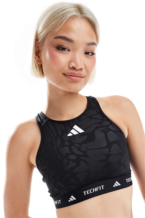 Спортивный бюстгальтер adidas Training Tech Fit артикул 138342146