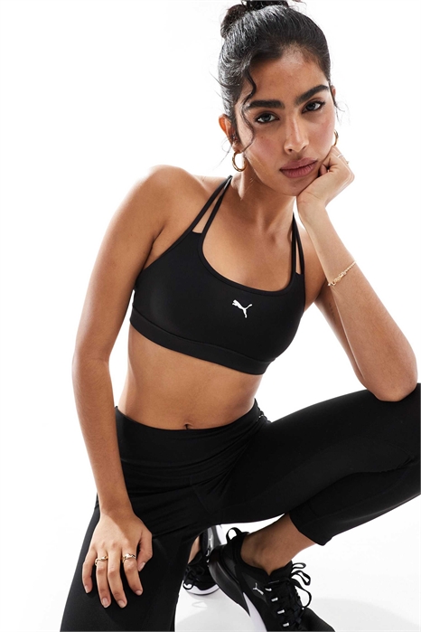 Спортивный бюстгальтер на бретелях артикул 139759184