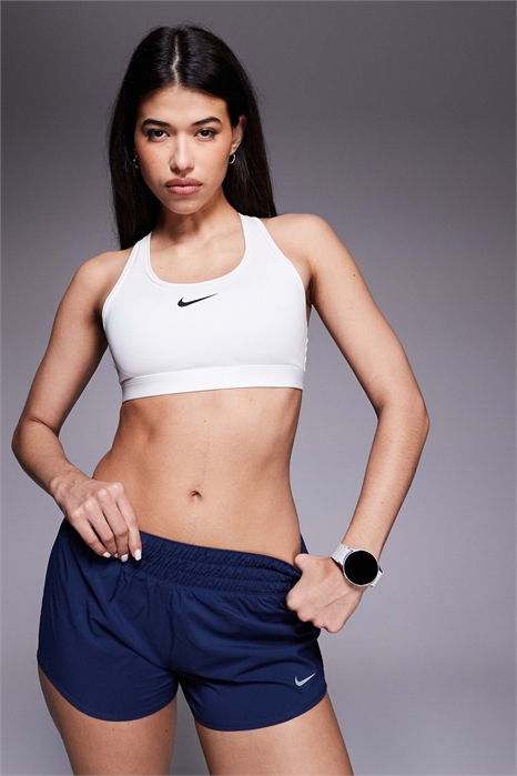 Спортивный бюстгальтер Swoosh со средней степенью поддержки артикул 130808838