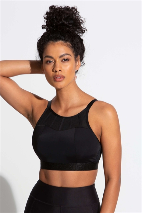 Спортивный бюстгальтер Fuller Bust Energy с высоким вырезом, с подкладкой и без косточек артикул 1840064