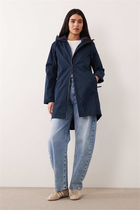 Водонепроницаемая куртка с капюшоном и длинным покроем от Brianka артикул 154919086