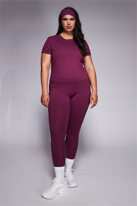 Леггинсы для йоги с высокой талией и мягким покрытием «Curve Icon» артикул 148448855