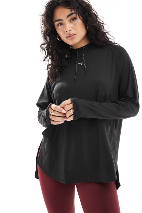 Скромная толстовка с капюшоном артикул 141508411