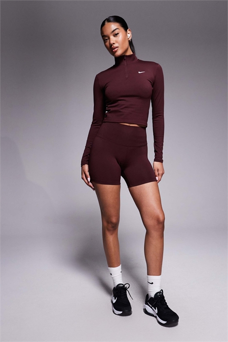 Шорты-леггинсы Nike One Training с высокой талией и длиной 5 дюймов артикул 147133116