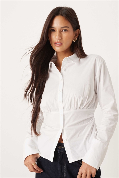 Рубашка с рюшами артикул 151184312