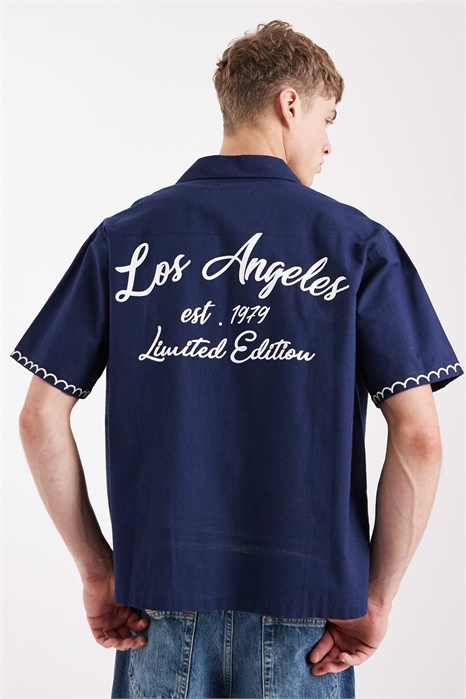 Пляжная рубашка LA с вышивкой артикул 153085334