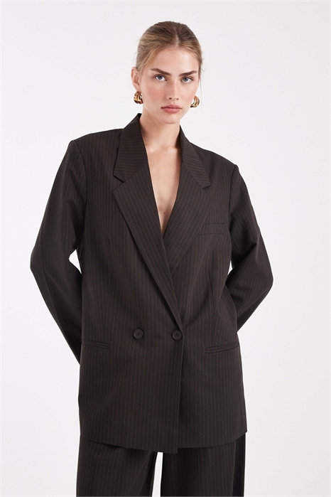 Блейзер свободного кроя с двойной застежкой co-ord артикул 148258507