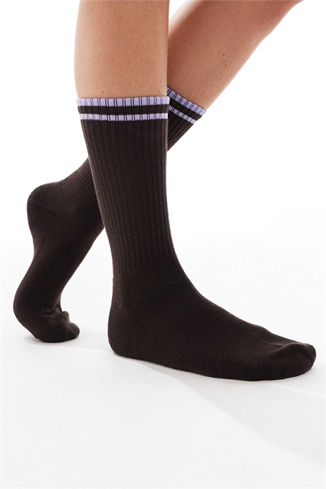 Спортивные носки с ребристой текстурой артикул 150666046