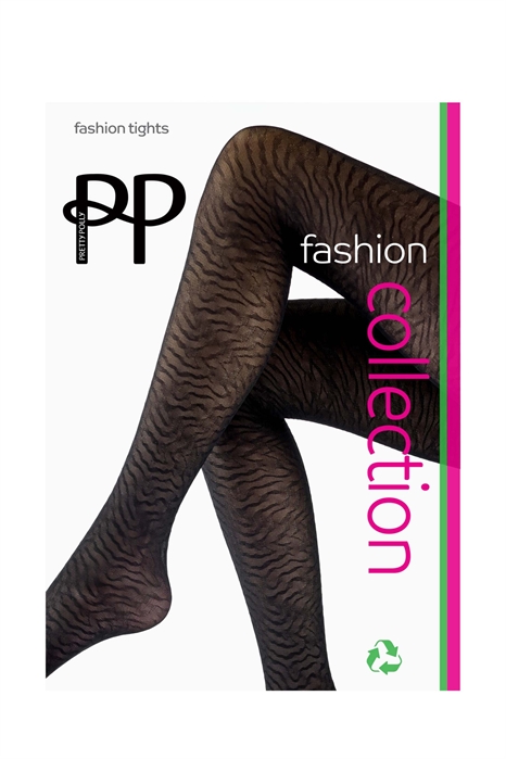 Колготки с зебровским принтом артикул 144017662