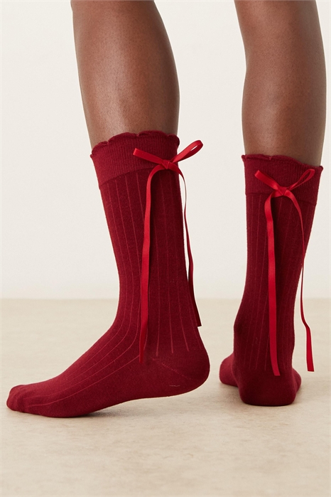 Носки с бантиком артикул 149141808