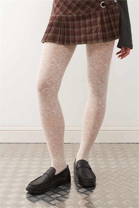 Кружевные колготки артикул 152420578