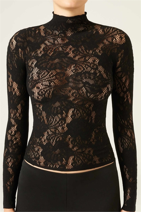 Топ из цветочного кружева артикул 155278723