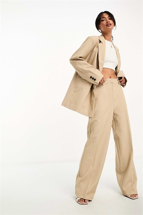 Брюки с широкими брючинами, сшитые на заказ co-ord артикул 131286870