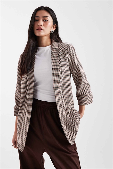 Блейзер с рукавами с рюшами артикул 133640160