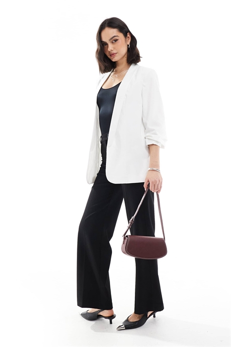 Блейзер с рукавами с рюшами артикул 139540159