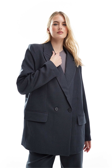 Блейзер из ткани с узором «елочка», сшитый на заказ артикул 140259278