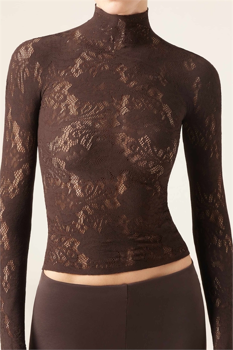 Топ из цветочного кружева артикул 155613652