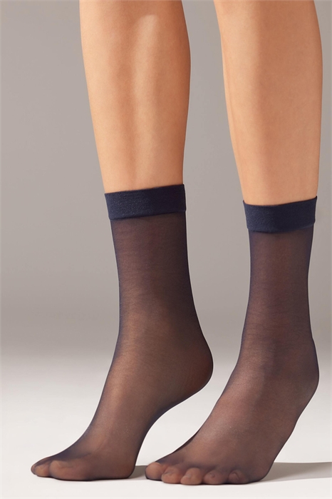 Прозрачные носки плотностью 20 ден артикул 153539098